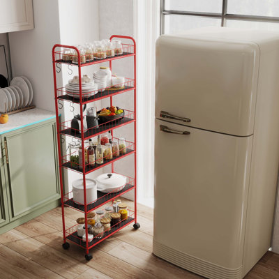 Nykeema 22.83'' W Metal Storage Rack