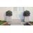 Adcock Artificial Lavender Topiary Ball Tree with Stake - UV Resistant Faux Boxwood Plant for Outdoor Front Porch & Garden Decor - Large 20" Diameter-42336671-42336665