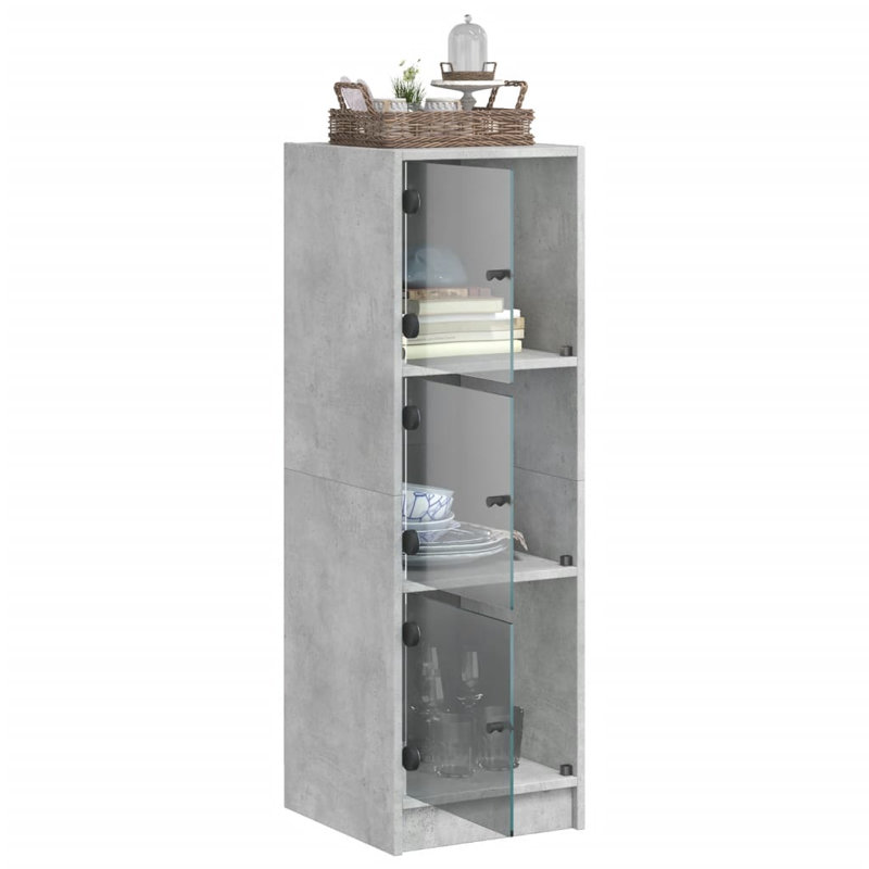 Matalin 35cm Sideboard, Concrete Grey
