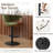 Adjustable Height Bar Stools With Fabric Seat Swivel Stool With Backrest For Kitchen Island, Bar, Home Pub​​-406743105-406839200