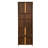 Farmhouse Kitchen Storage Cabinet with Wine Rack and Drawer in Walnut Brown