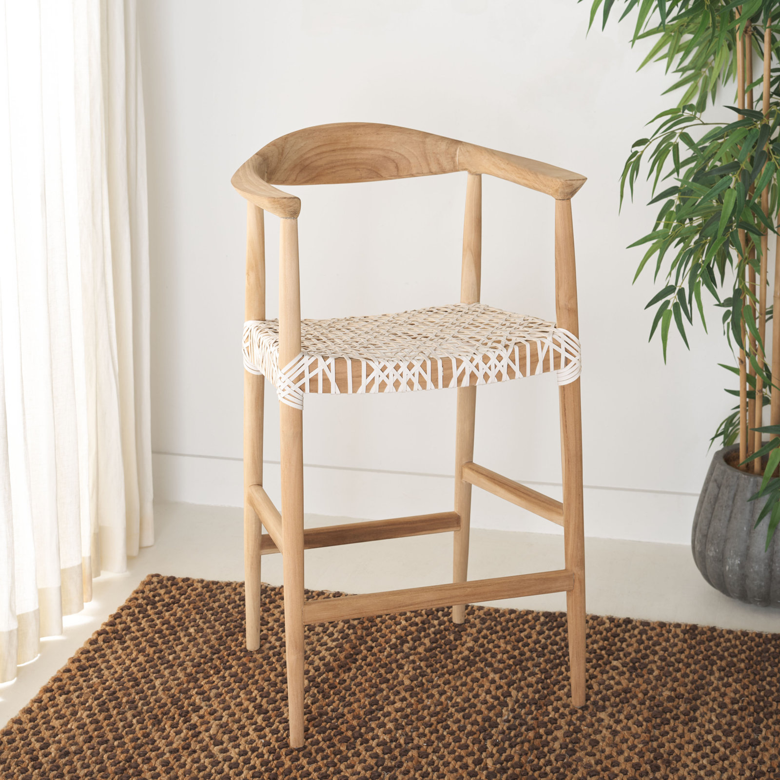 Kazbah Bar and Counter Stool, Counter Stool (27” Seat Height)