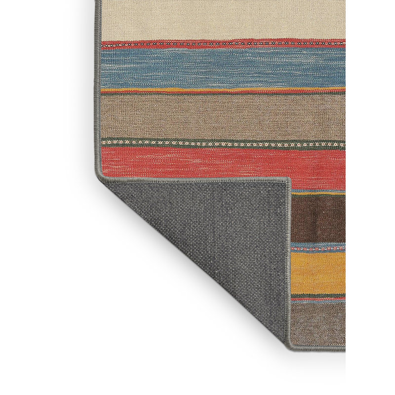 Tapis noir/beige/gris contemporain, Rectangle 5 pi x 7 pi