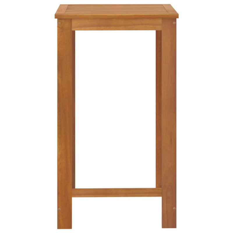 Ensemble de salle à manger rectangulaire à hauteur de bar pour 4 personnes avec coussins, Gris