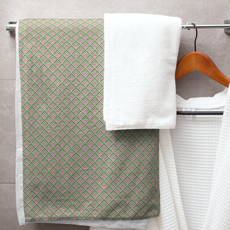 Serviette de bain géométrique katelyn elizabeth, Melon d'eau