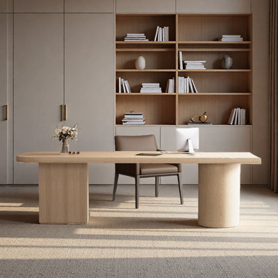 Salon minimaliste, bureau du chef, bureau, bureau