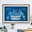 «Antique Ship Blueprint III» par Paul Cezanne - reproduction d'art encadrée-1484512810-1484512817