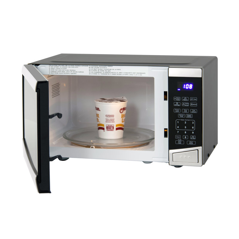 Compact Stainless Steel Digital Microwave Oven for RV, 0.9 cu. ft.