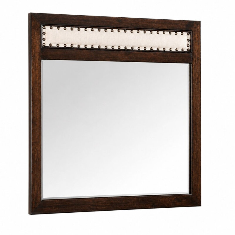 Sapa noyer 40 po X P 40 po Miroir carré H