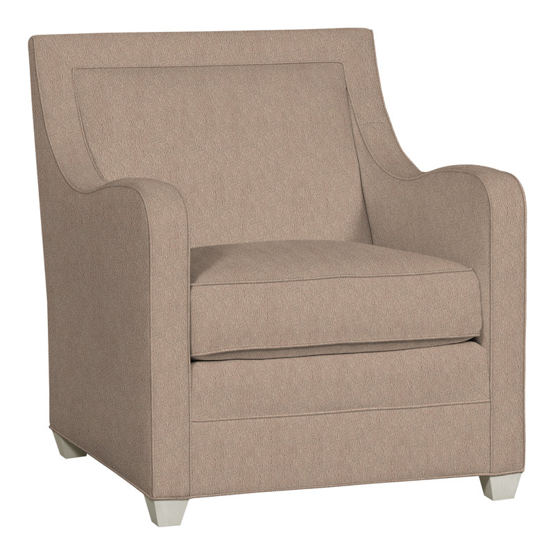 Haden Upholstered Armchair, Wrenn, Navada Mushroom