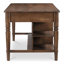 Russet Kitchen Island Brown