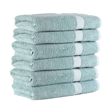 Fibertone 4-Piece Grey Cotton Beach Towel