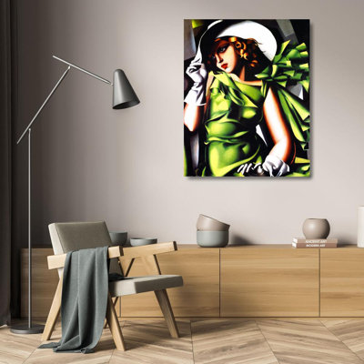 Jeune fille en vert