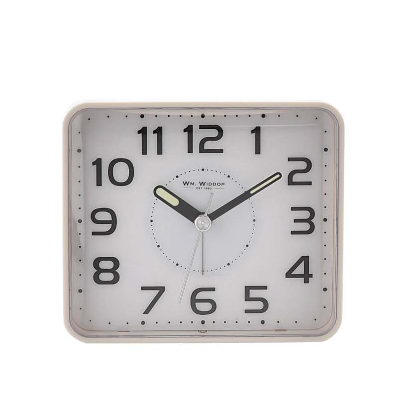 Quartz movement / Crystal Alarm Tabletop Clock