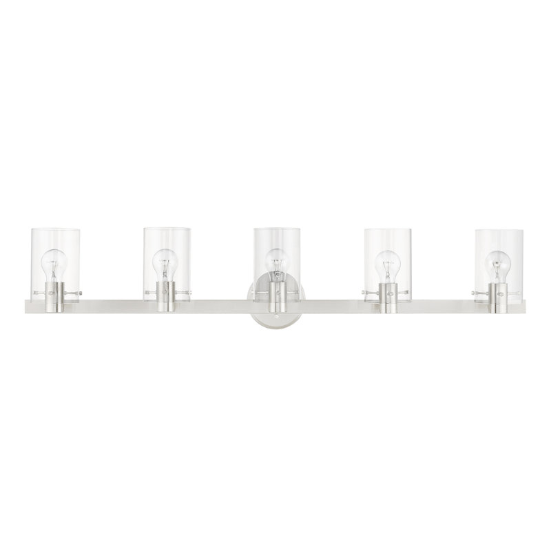 Ashiana 5 - Light Dimmable Vanity Light, Brushed Nickel