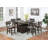 Counter Height Dining Table With Butterfly Leaf And Storage, Kitchen Table