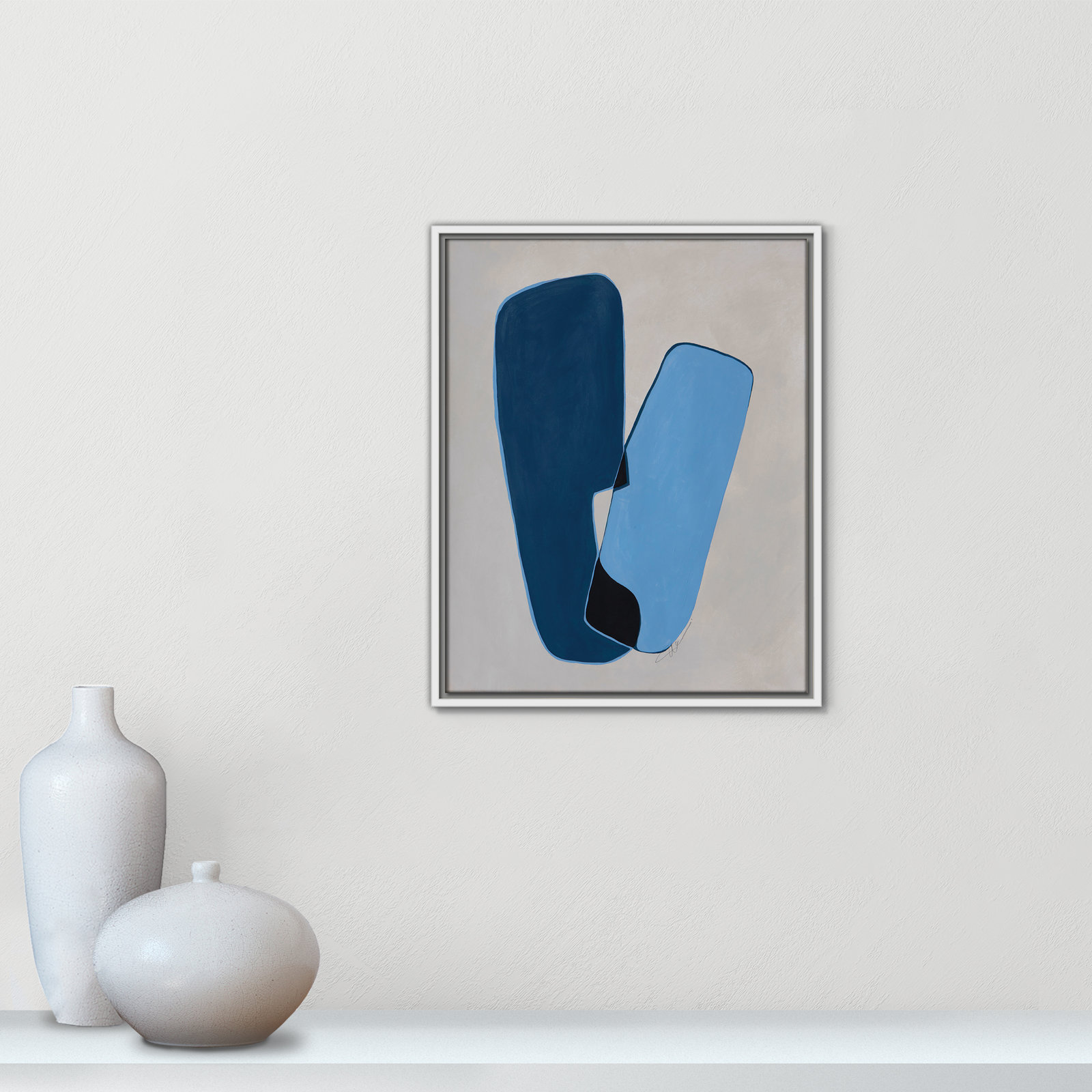 In Unity Collection "In Unity II" Print, 21.5" H x 17.5" W x 2" D, White Framed