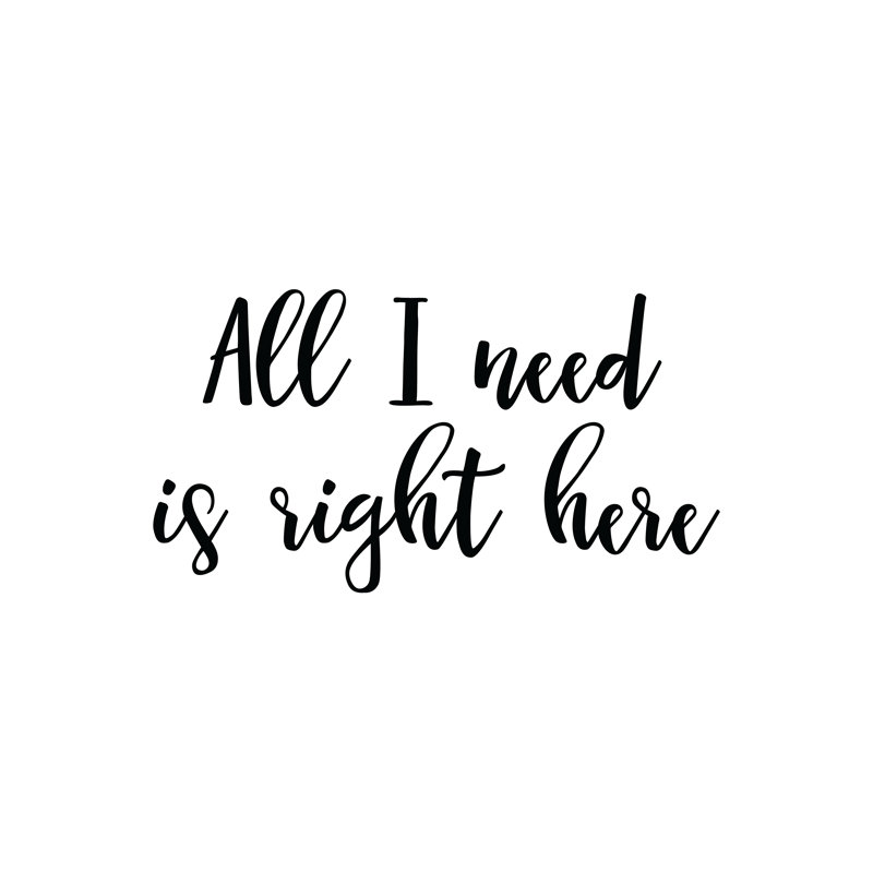 Need - Wrapped Canvas Print, 30cm H x 30cm W x 3.8cm D