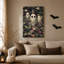 Art mural sur toile Halloween fantômes blancs-1972323364