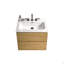 Meuble-lavabo mural en chêne naturel de 24 po avec lavabo en céramique avec trois trous de robinet, grand meuble-lavabo flottant de rangement pour salle de bain moderne, lavabo une pièce sans drain, pré-assemblé-1428284873-1428284872