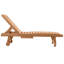 Hendrickson 182cm Long Reclining Fir Sun Lounger