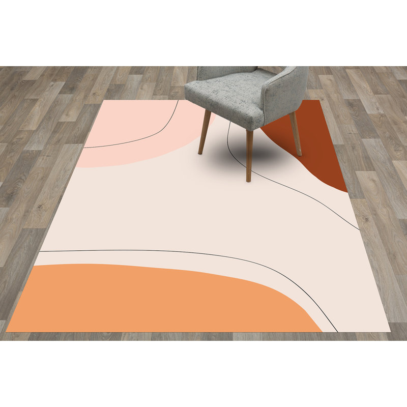 Qichen Vinyl Flatweave Indoor / Outdoor Area Rug, Rectangular 160 x 240cm