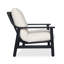 Real Flame Pomona 30" Metal Outdoor Oversized Chair Set Of 2 In Black With Sunbrella Cushions