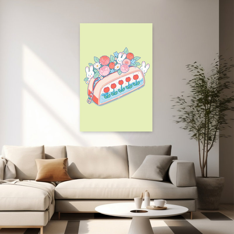 Art contemporain contemporain abstrait, H 60 po x l 40 po