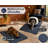 XXXL 52 x 26 in extra-large gray silicone litter mat designed as a jumbo waterproof pet floor mat, with litter-trapping performance and easy cleaning for multi-cat households.