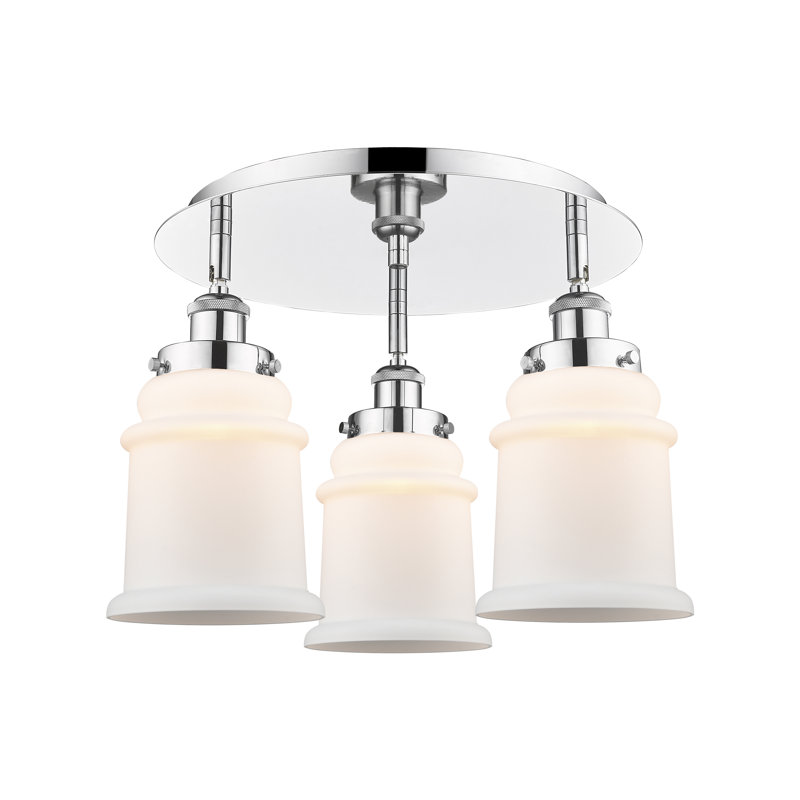 Plafonnier encastré Alvi, Blanc mat, Chrome poli
