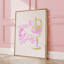 «Pink Drink Liquor», art mural de cuisine, impression de charrette sur bois et de vin, art mural-102833199-102833202