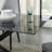 Tewksbury Glass Top Metal Base Dining Table-2025600411-2025600413