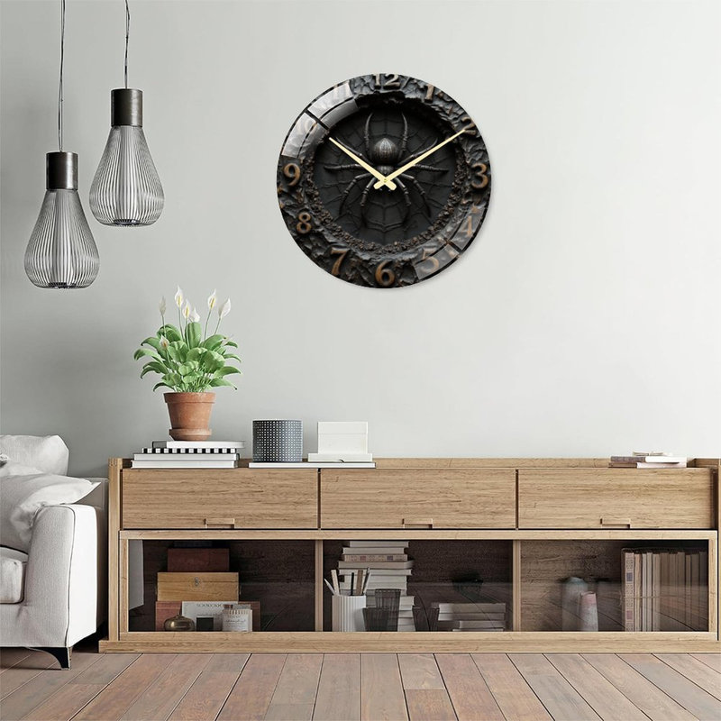 Horloge murale Spider