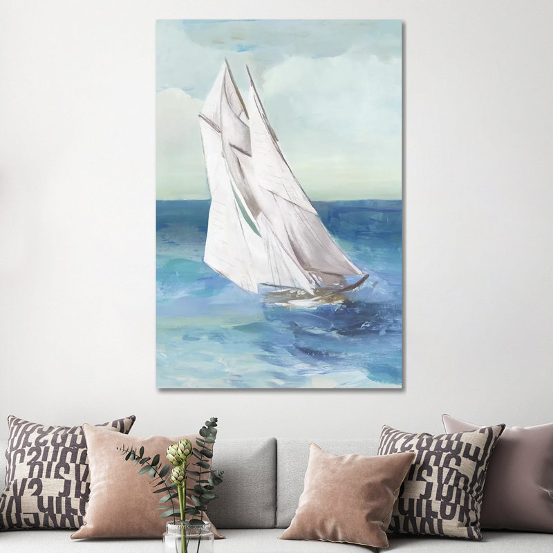 Kiana 1 Piece Wrapped Canvas Painting, 152.5 cm H x 101.5 cm W x 3.175 cm D