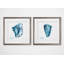 « blue shell relaxe », ensemble de 2 reproductions encadrées-27610069