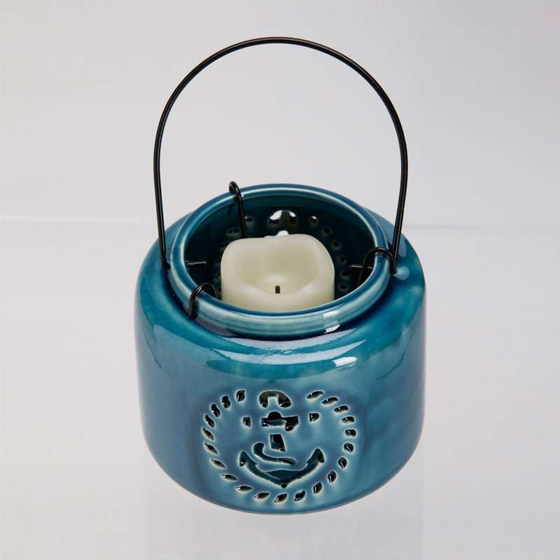 6.'' H Metal Lantern