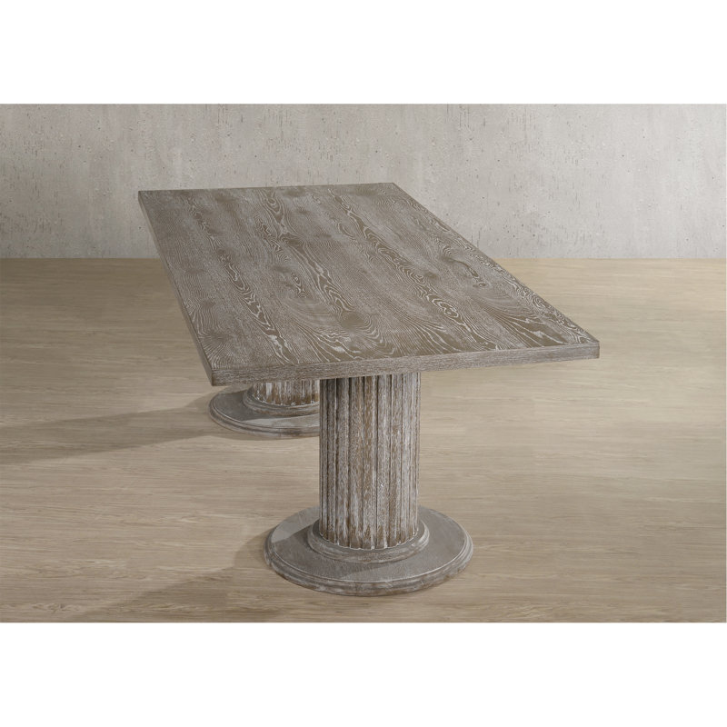 Reclaimed Gray Finish Dining Table