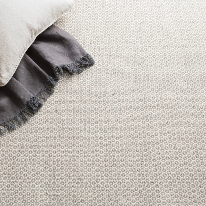 Honeycomb Geometric Area Rug, Rectangle 2' x 3', Gray/Ivory
