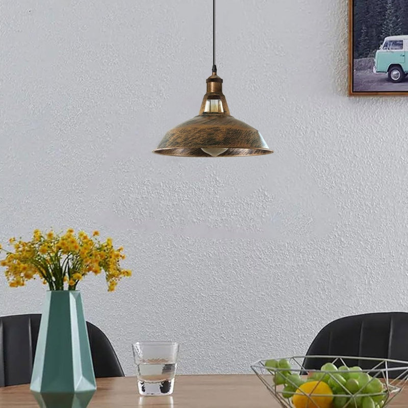 Keshawn 1 - Light Bowl Pendant, Brushed Copper