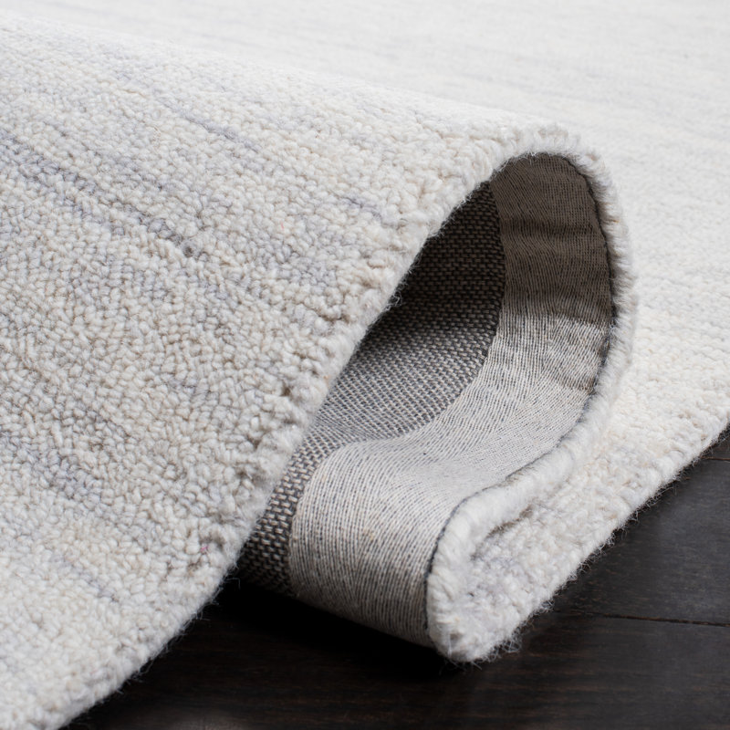 Tapis uni de couleur unie 80% laine et 20% coton touffeté à la main Estilla Metro, Tapis de couloir 2 pi 3 po x 9 pi
