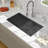 32" Undermount Workstation Kitchen Drop In Single Bowl Sink with Accessories-97552471