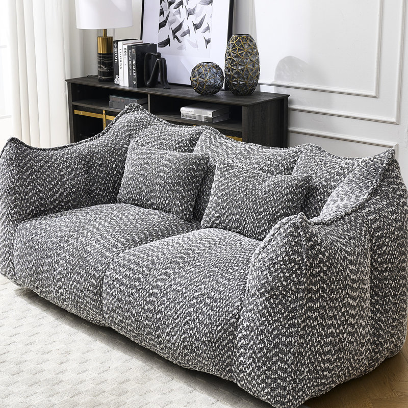 Fauteuil douillet pour jouer, lire, regarder la télévision en intérieur. Deux places avec un noyau en mousse confortable pour une relaxation optimale.