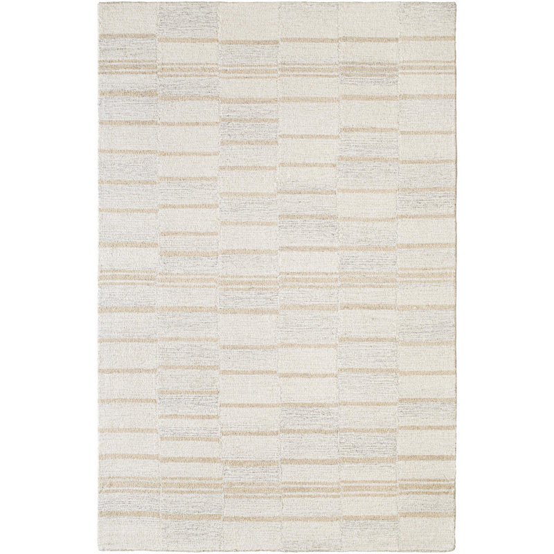 Demie Hand Tufted Wool Abstract Area Rug, Rectangle 2' x 3'