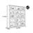 Solid wood flip door dustproof bookcase