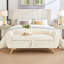 Banc de lit de 145 cm (57 po) en velours côtelé, au design moderne, avec rangement intégré-1643692530-1643692542