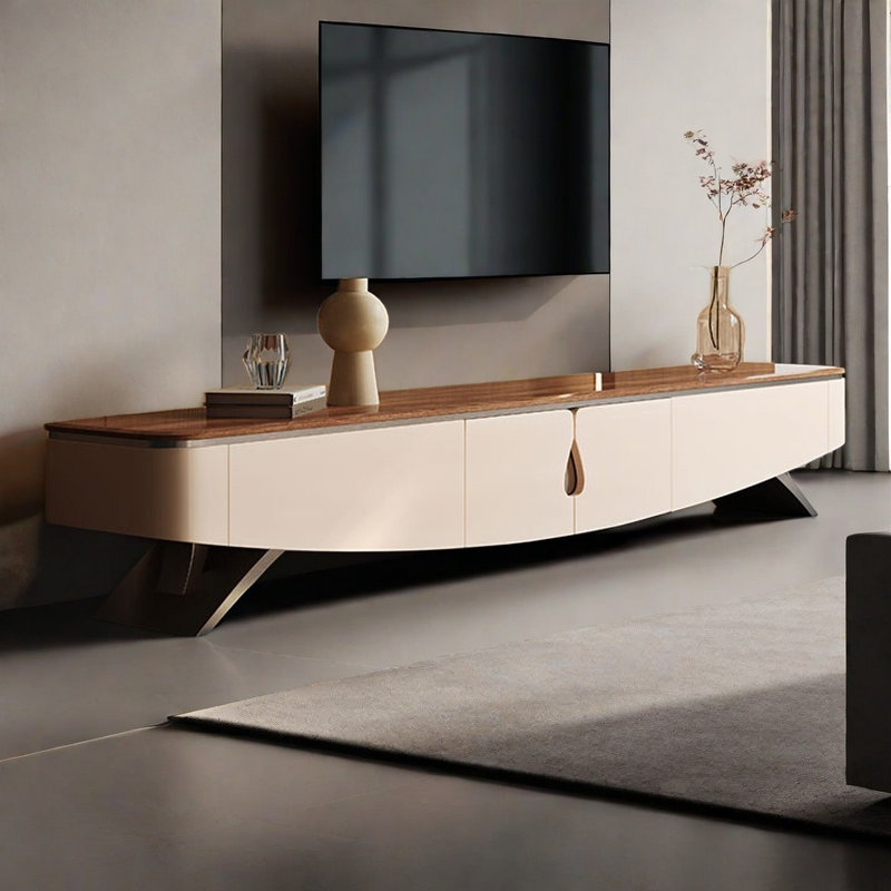 Meuble télé simple, moderne et luxueux, 86.6"