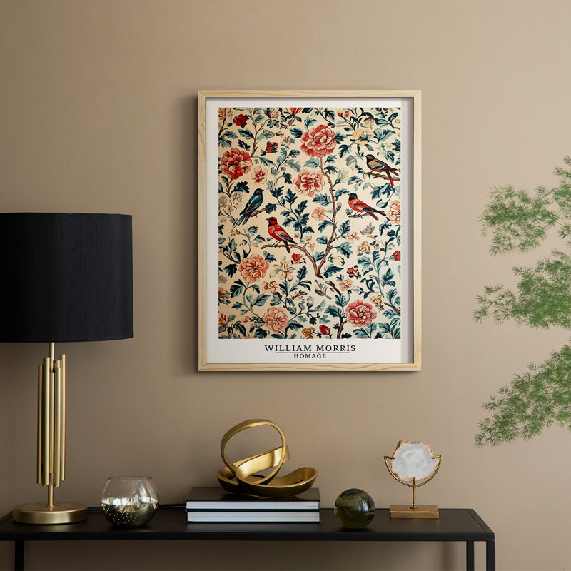 Reproduction encadrée de la série CCIX de la série WALF de Wil Mortris, Naturel, H 21 po x l 17 po