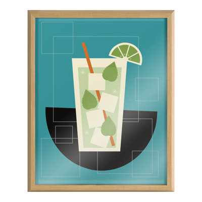 Art mural encadré Mojito par Amber