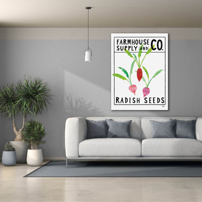 'Kitchen Garden Seed Packet 1' by Melissa Averinos Canvas Wall Art