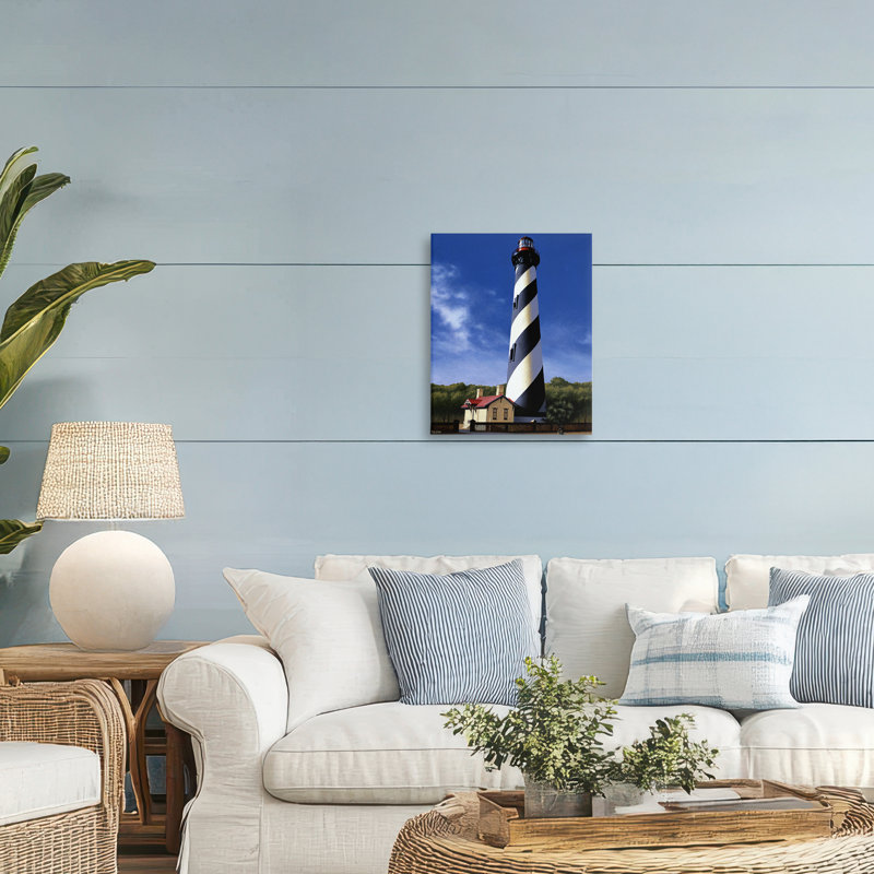 Toile du phare de St. Augustine, conception par Wind River Studios, H 20 po x l 16 po